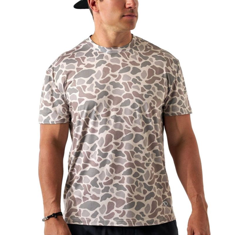 CAMISETA Burlebo Go to Tee - Camuflaje de ciervo clásico