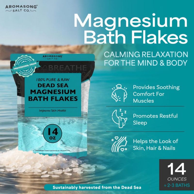 Sales de Baño Aromasong 397 g Copos de Cloruro de Magnesio
