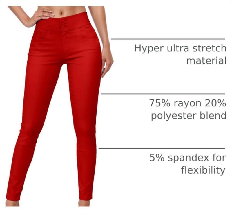PANTALONES Hybrid & Company P44870SK ROJO S