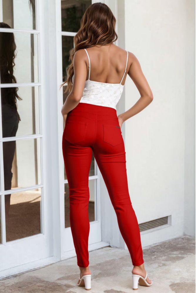 PANTALONES Hybrid & Company P44870SK ROJO S