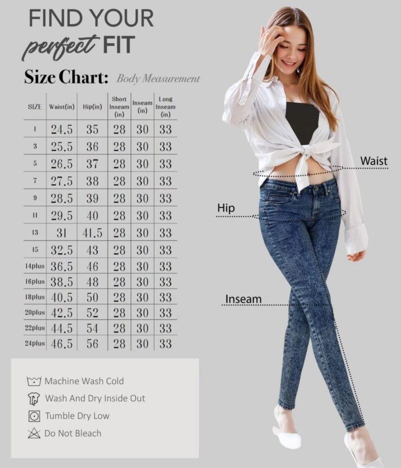 Jeans Hybrid & Company BLUEACID 79 cm/84 cm/89 cm