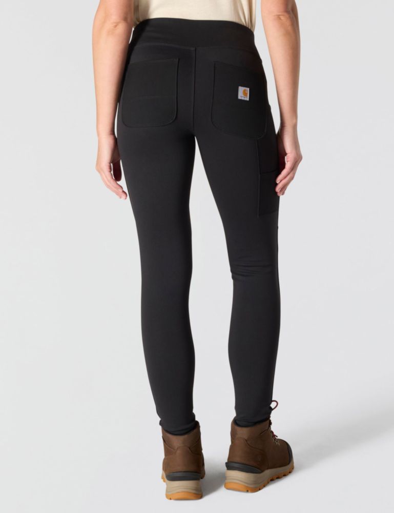 Legging Carhartt Force Fitted Negro Talla Mediana Alta