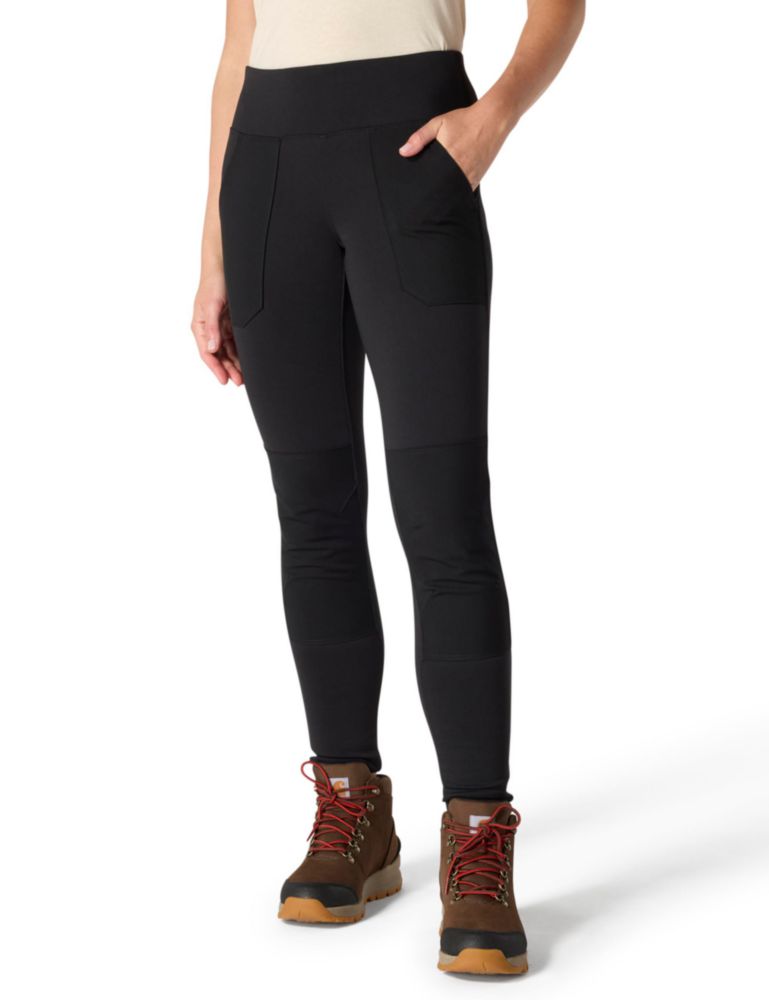 Legging Carhartt Force Fitted Negro Talla Mediana Alta