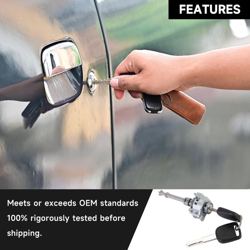 Cilindro de Cerradura de Puerta YOLLKY para Honda Accord 2013‑2017