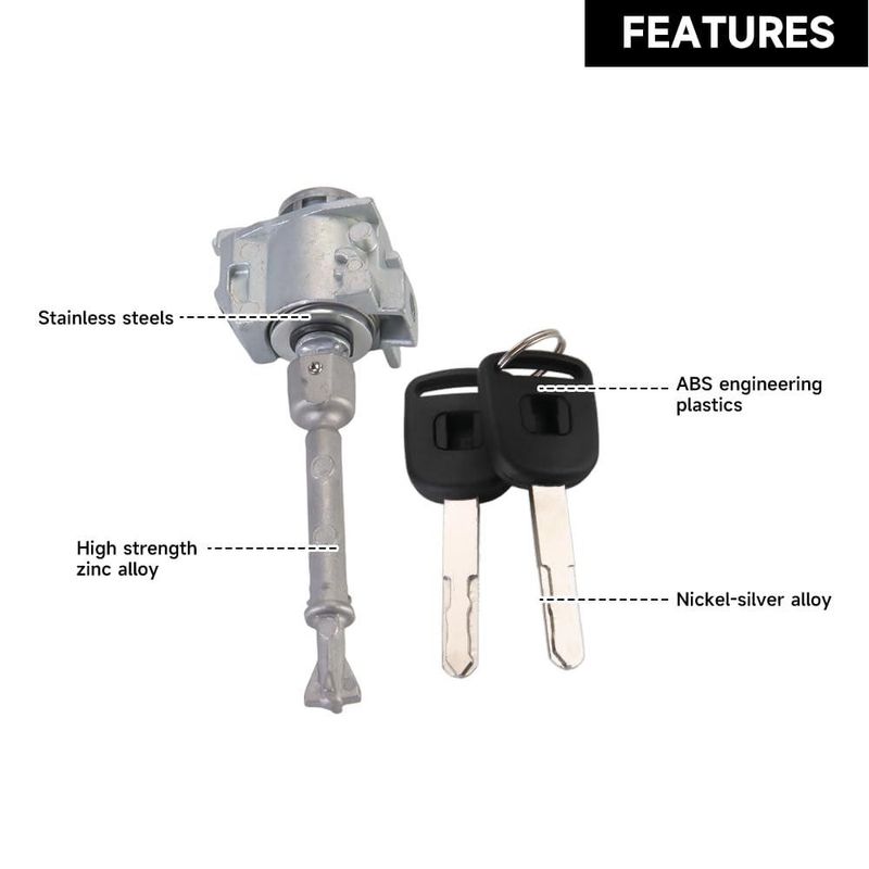 Cilindro de Cerradura de Puerta YOLLKY para Honda Accord 2013‑2017