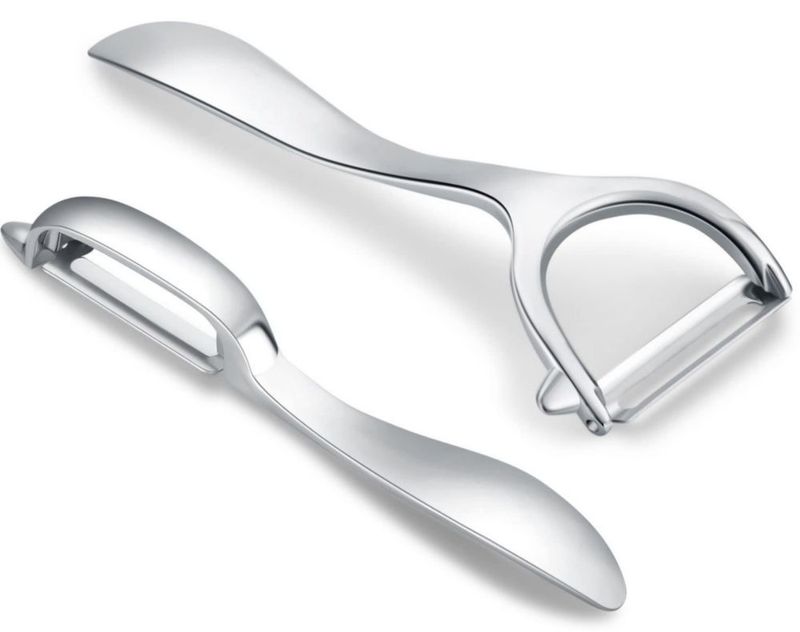 Pelador de alimentos Honsen 2 unidades acero inoxidable forma Y/I