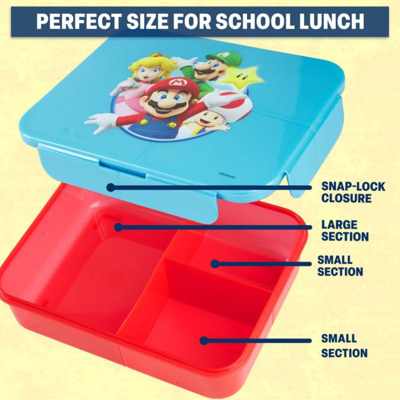 Set de Lonchera Get Trend Super Mario 640 ml Libre de BPA