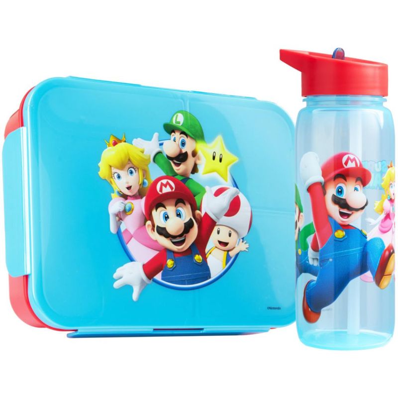 Set de Lonchera Get Trend Super Mario 640 ml Libre de BPA