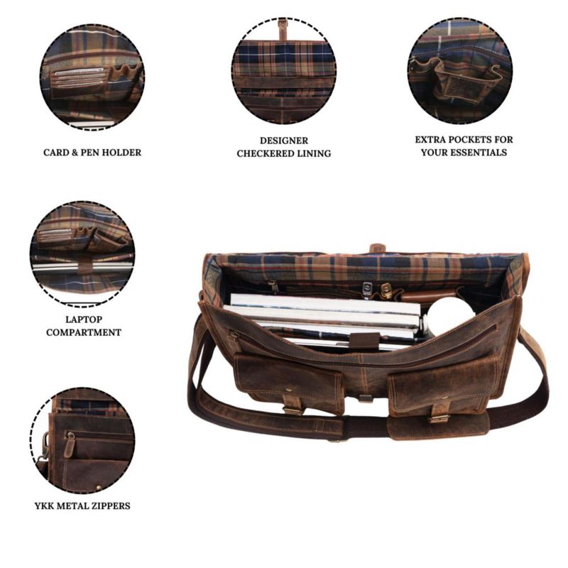 Maletín para Portátil Komal's Passion Leather 46 cm