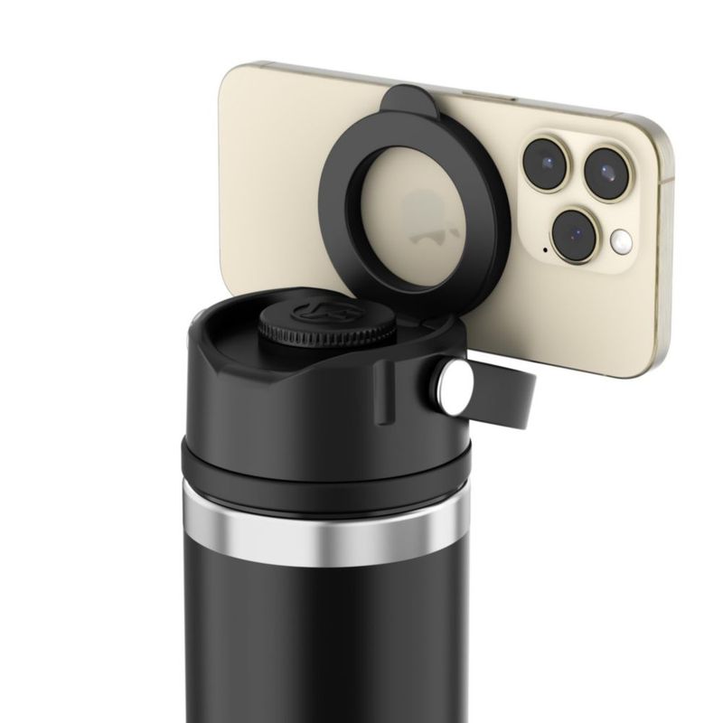 Tapa de botella Versafactor MagSafe con soporte para AirTag – negro