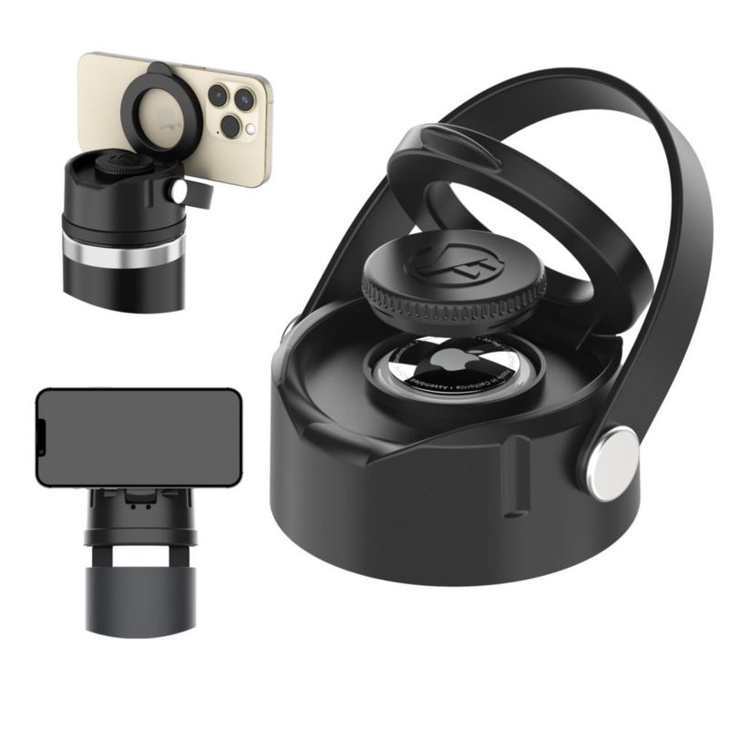 Tapa de botella Versafactor MagSafe con soporte para AirTag – negro