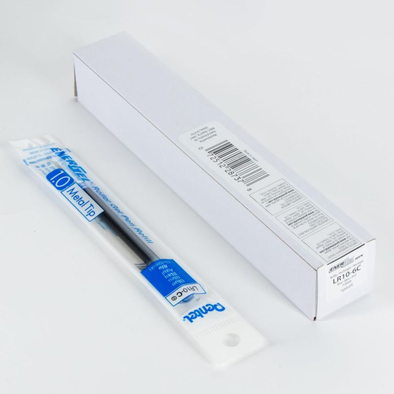 Recargas de bolígrafo Pentel EnerGel 10 mm azul (paquete de 6)