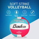 Voleibol Baden Soft Strike Tamaño Oficial Azul/Rosa