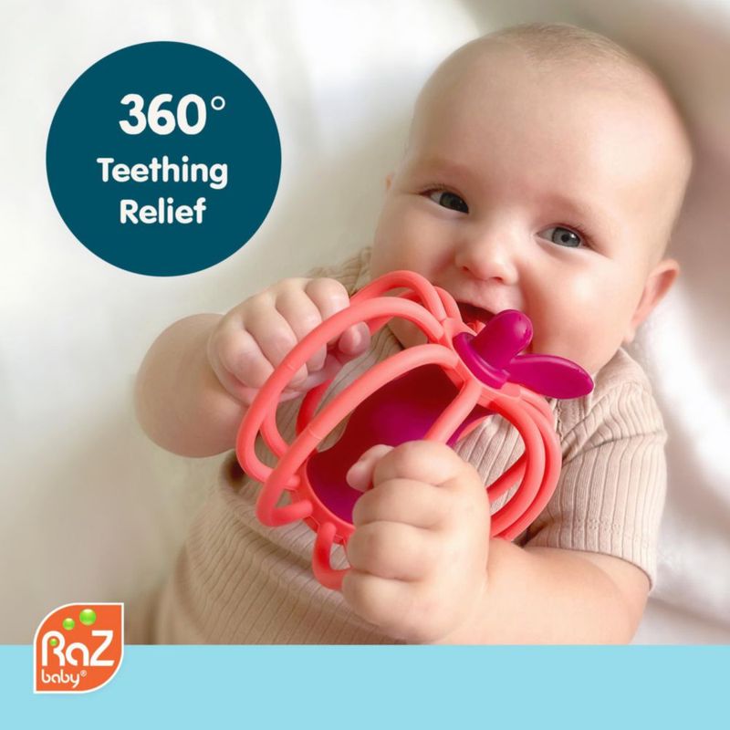 Mordedor RAZBABY RaZ-Apple de silicona sin BPA 3M+