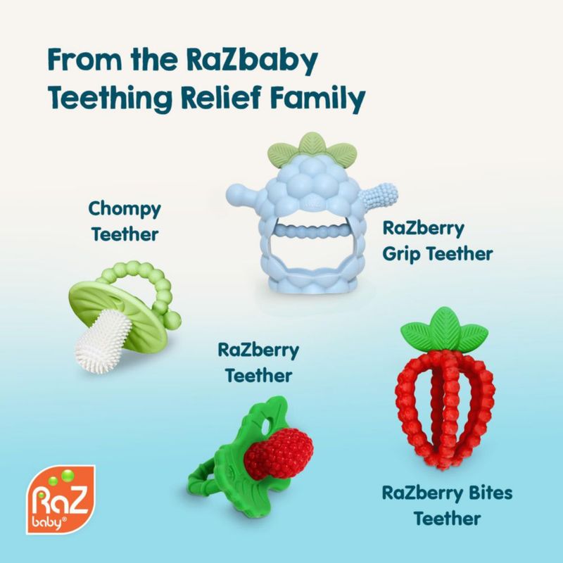 Mordedor RAZBABY RaZ-Apple de silicona sin BPA 3M+