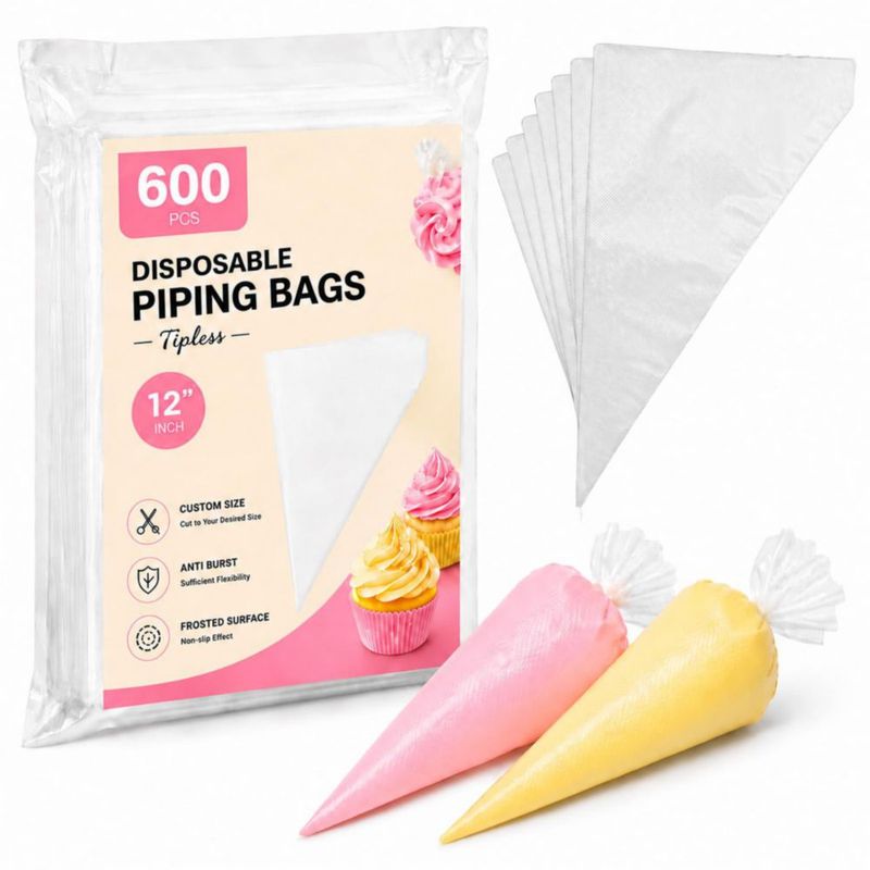 Bolsas de manga pastelera HeatPure 600 uds 30 cm sin punta desechables