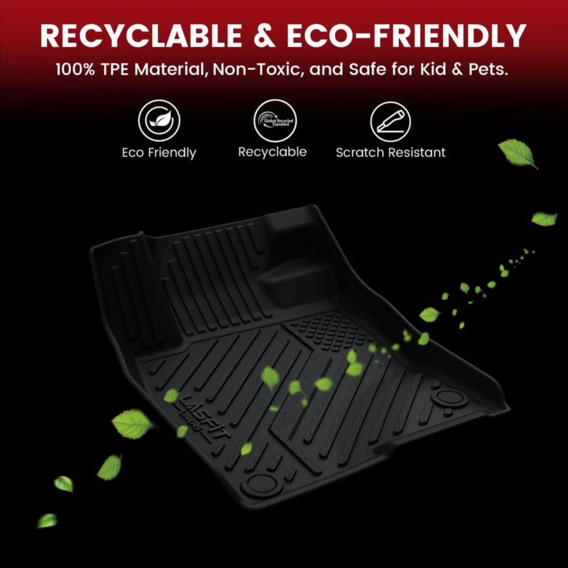 Alfombrillas de piso LASFIT para BMW i4 2022‑2026 con forro de TPE