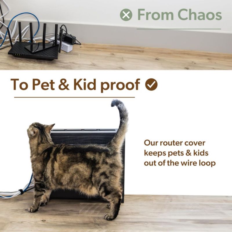 Caja Ocultadora para Router WiFi – Gadget Garage
