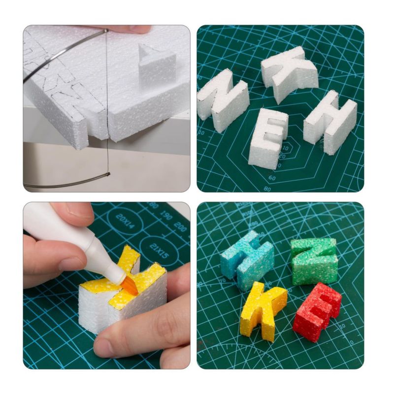 Bloques de espuma Crafare 10x10x5 cm paquete de 24 unidades