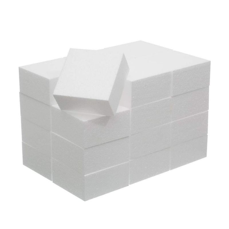 Bloques de espuma Crafare 10x10x5 cm paquete de 24 unidades