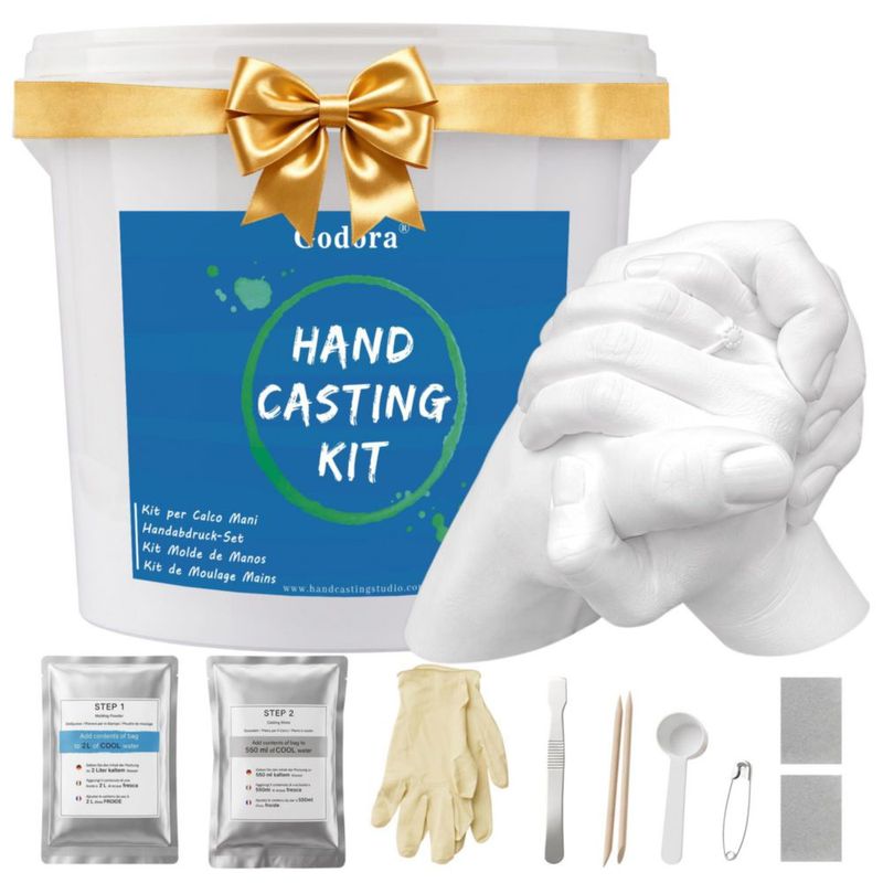 Kit de Moldeo de Manos Godora para 2 Adultos – Recuerdo DIY