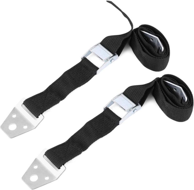 Correas anti‑vuelco de metal BOOTWO – Pack de 2