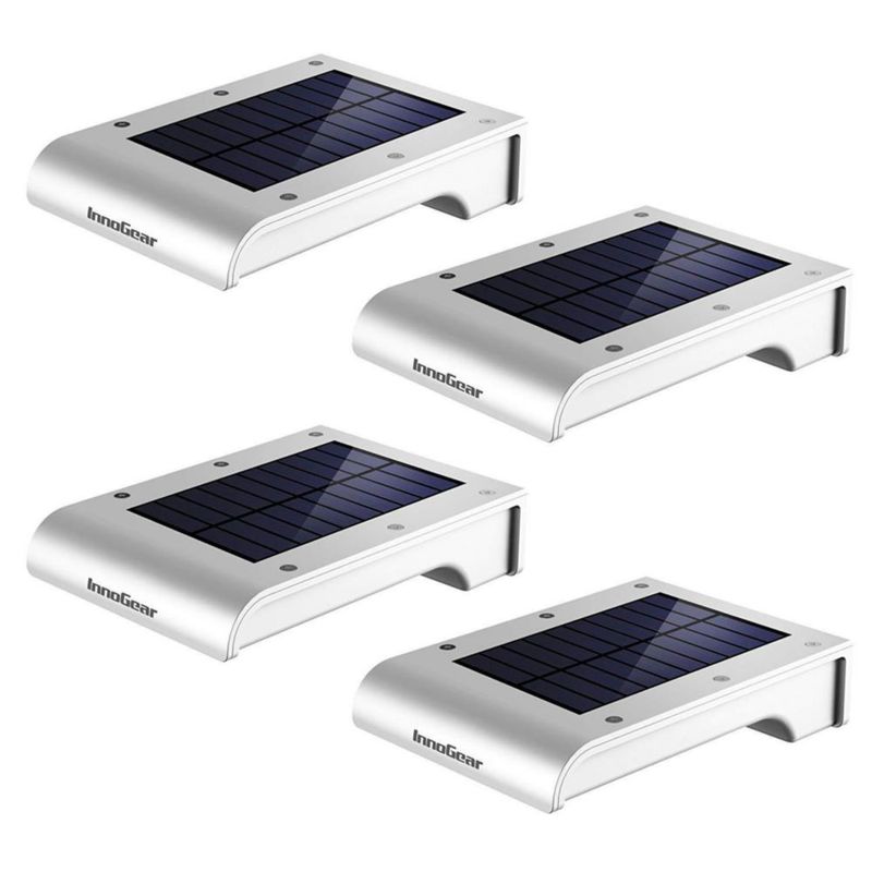Luz solar InnoGear de 24 LED con sensor de movimiento – Pack de 4