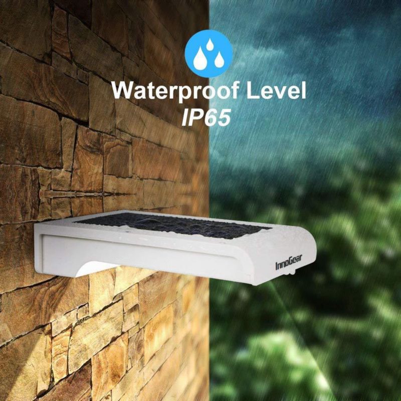 Luz solar InnoGear de 24 LED con sensor de movimiento – Pack de 4