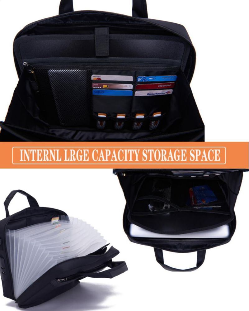 Carpeta de archivo BARDOLPH 29 cm x 21 cm negra con candado