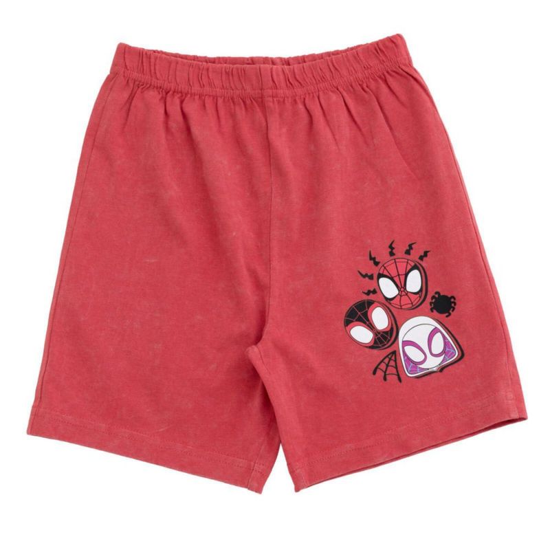 Conjunto Marvel 5T rojo Spidey y sus Amigos para niños pequeños