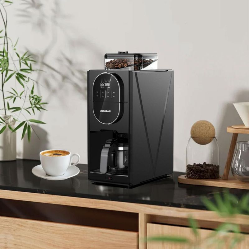 Cafetera programable con molinillo ESaure jarra de 650 ml
