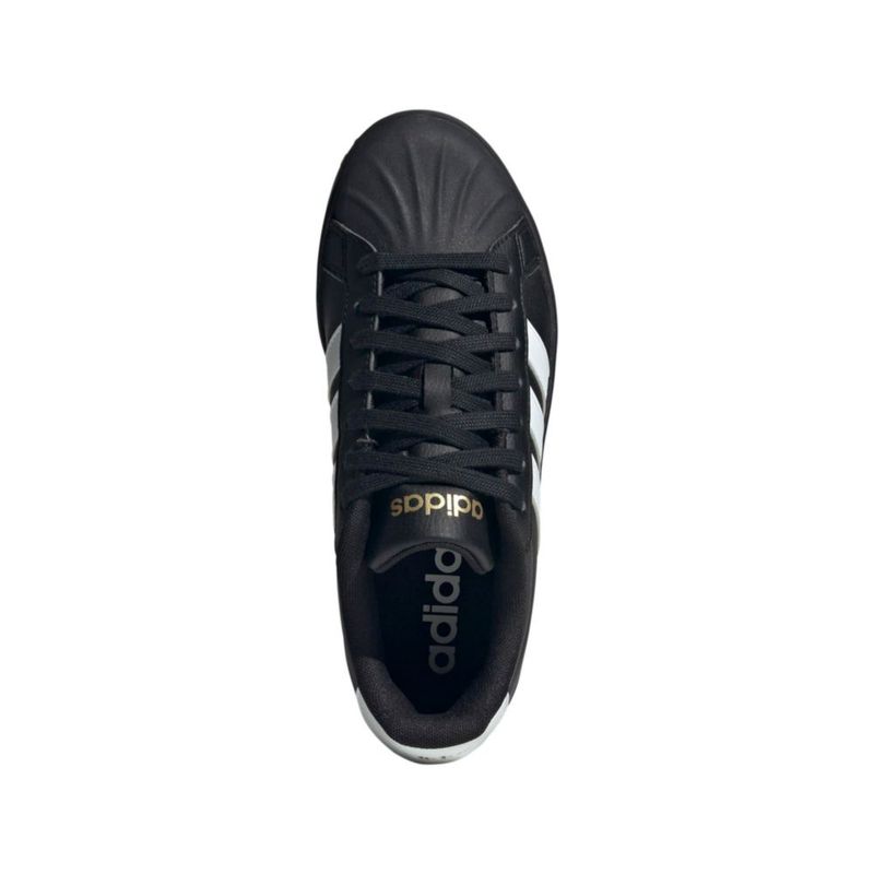 Zapatillas adidas Streetalk para mujer Negro/Blanco/Metalizado dorado Talla 6