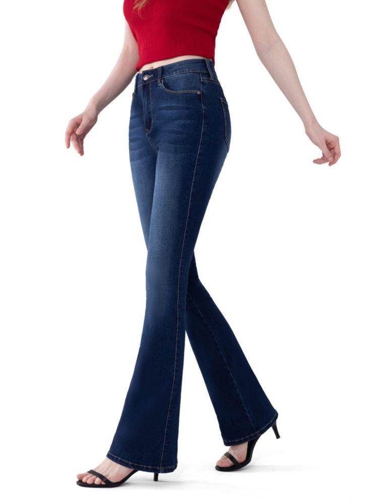 Jeans FLYING BANANA Corte Bootcut Azul Oscuro Talla 12