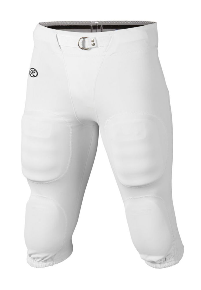 Pantalones de fútbol Rawlings blanco talla S – alto rendimiento