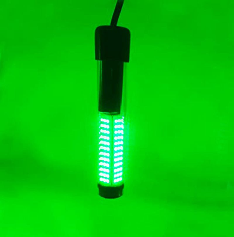 Luz de pesca subacuática SAMDO 12V 180 LED 1080 lúmenes verde