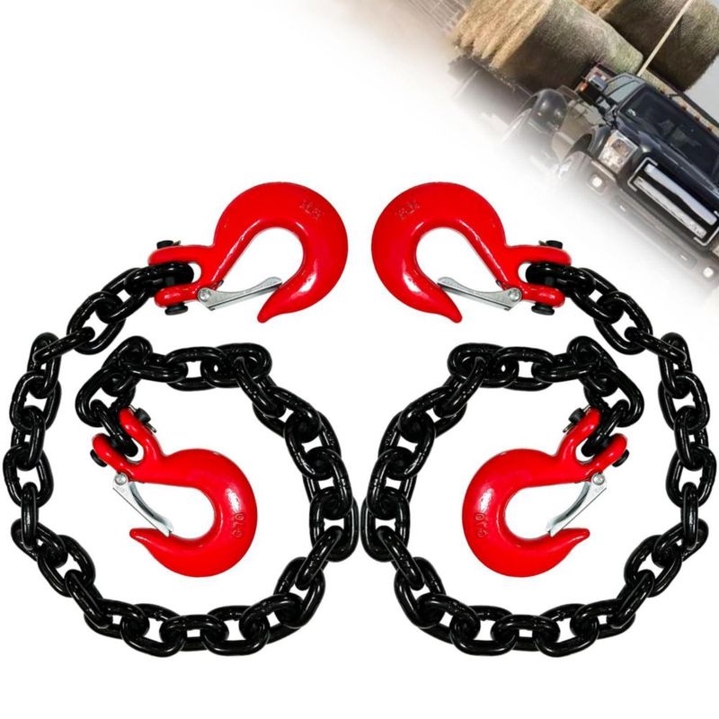 Cadenas para remolque SENKEYFE paquete de 2 91 cm G80 3 220 kg ganchos