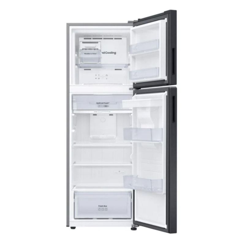 Refrigerador Samsung 11 Pies Top Mount con Despachador de Agua Digital Inverter Negro RT31DG5724B1