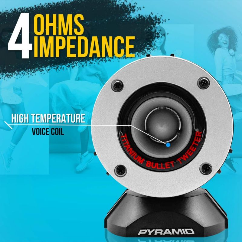 Tweeter Pyramid 300W 4 Ω 2 k‑25 kHz (Par)
