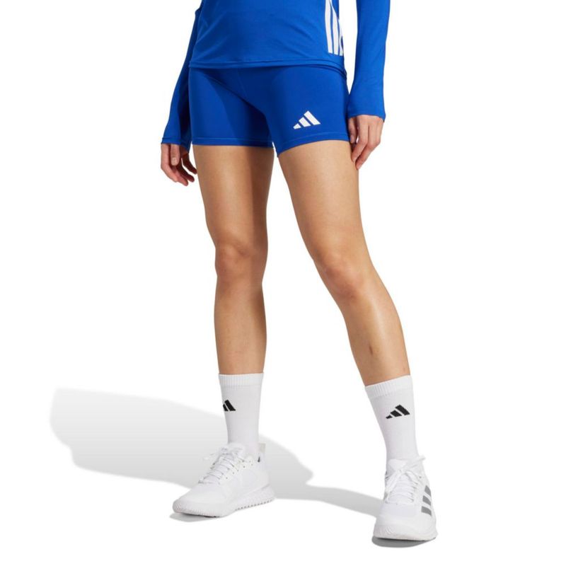 Shorts adidas Techfit de voleibol talla mediana 8 cm azul real