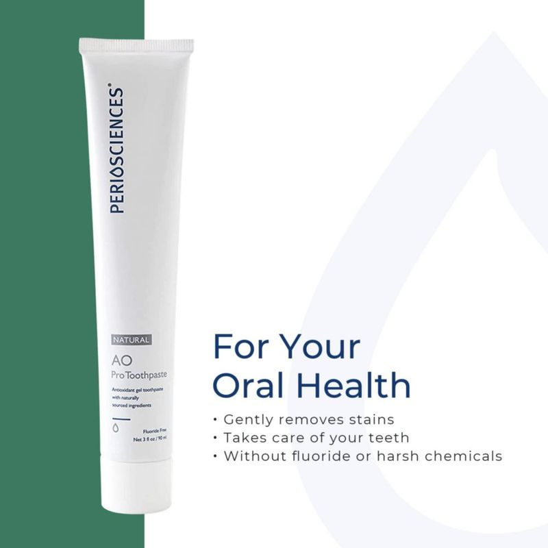 Pasta de dientes PerioSciences AO Pro Natural con nanohidroxiapatita