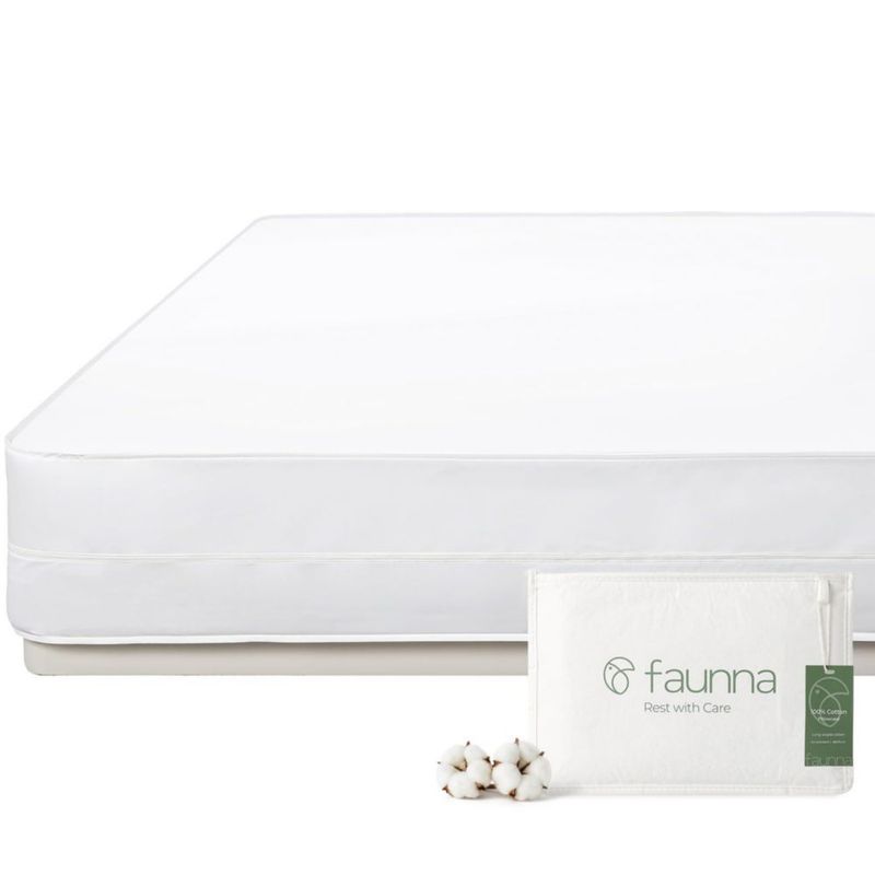 Funda de colchón FAUNNA King 203 cm x 198 cm x 41 cm algodón