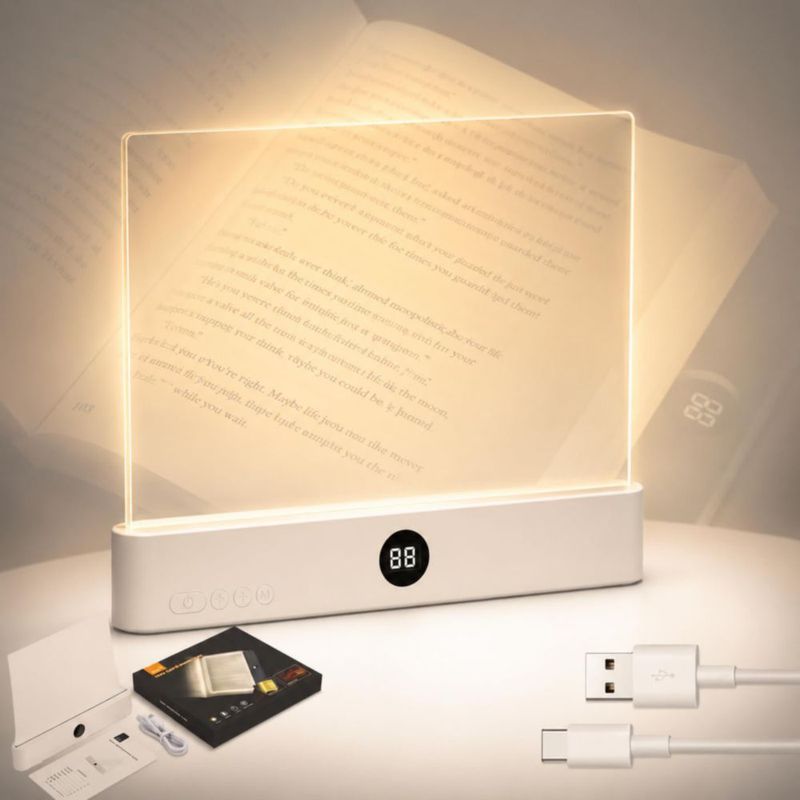 Luz de Libro TWINPAIR Recargable de Página Completa 185 g
