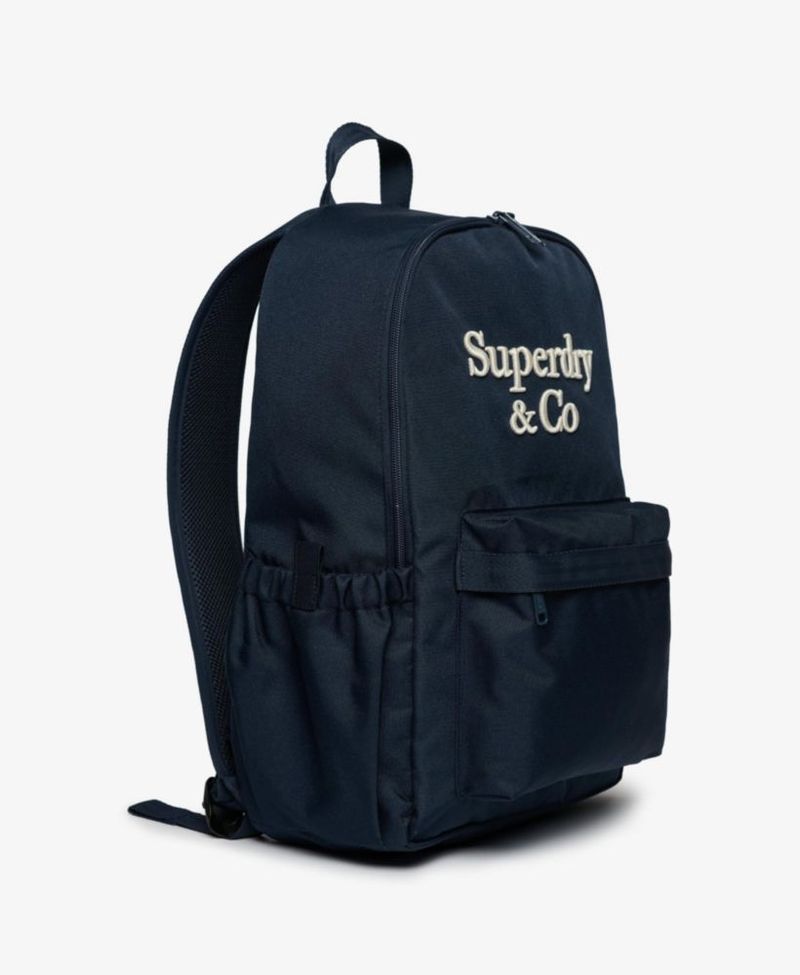 Mochila Superdry 46 cm Azul Eclipse/Blanco Off Talla Única