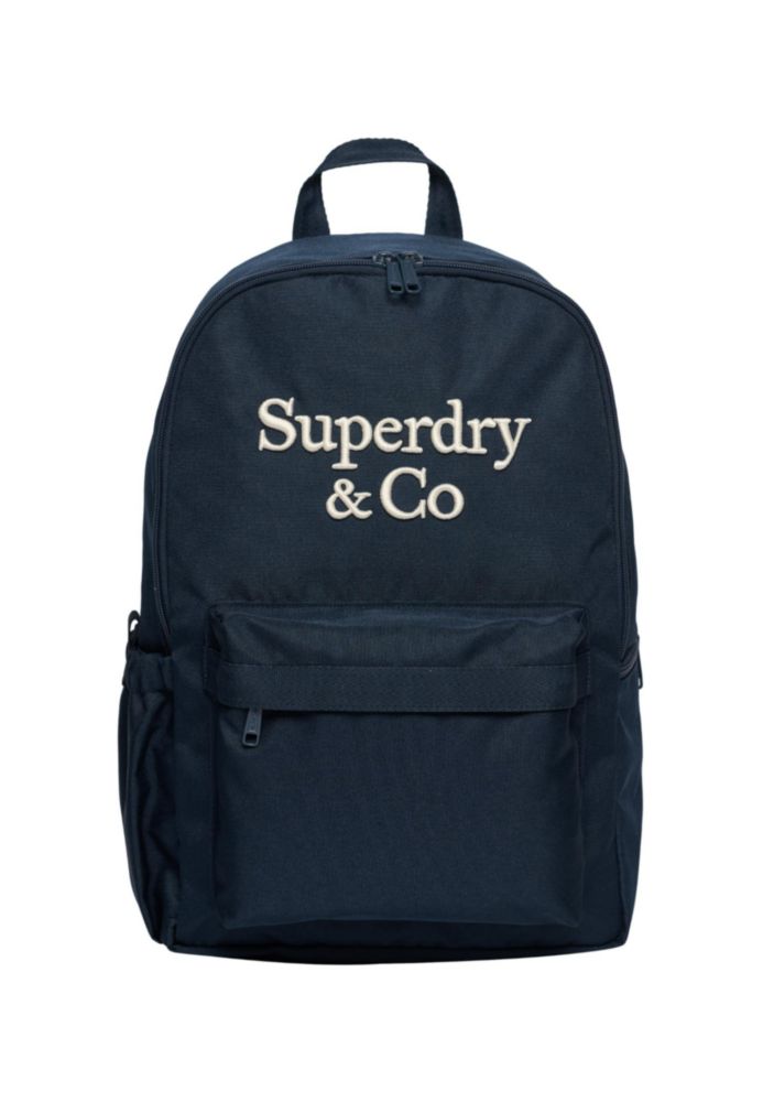 Mochila Superdry 46 cm Azul Eclipse/Blanco Off Talla Única
