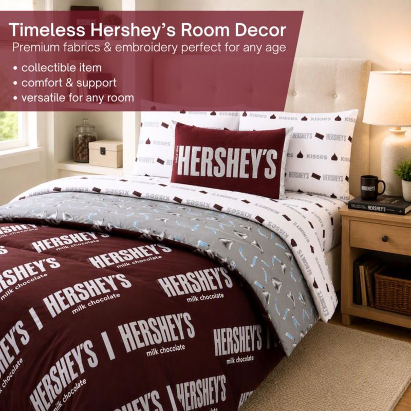 Almohada de peluche Franco Hershey’s de 46 cm con forma de barra de chocolate