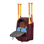 Mochila de equipamiento Easton 55 x 33 x 25 cm granate para béisbol