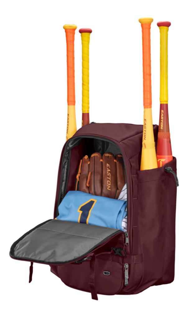 Mochila de equipamiento Easton 55 x 33 x 25 cm granate para béisbol