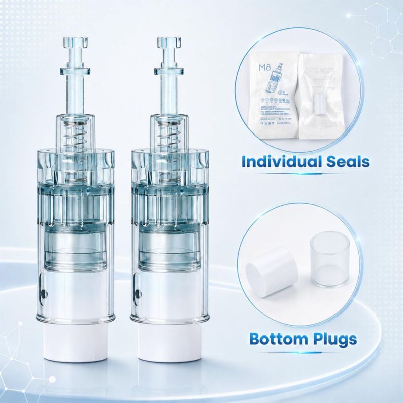Cartuchos para pluma de microneedling Bird Here M8/M7S 36 pines 018 mm 10 uds