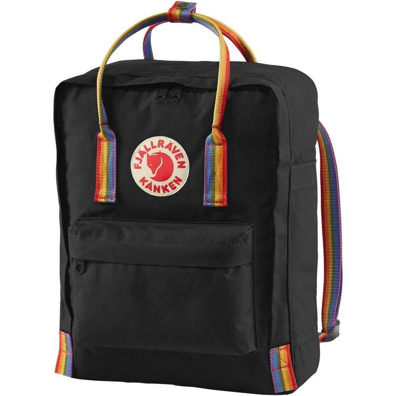 Mochila Fjällräven Kanken Rainbow Negro‑Arcoíris