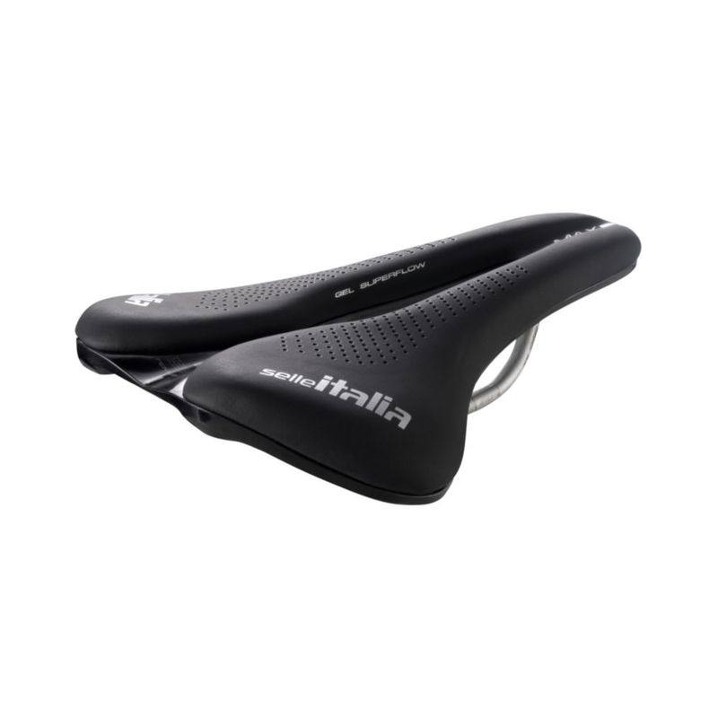 Sillín de bicicleta Selle Italia Max Novus Boost EVO TI 316 Gel Superflow negro